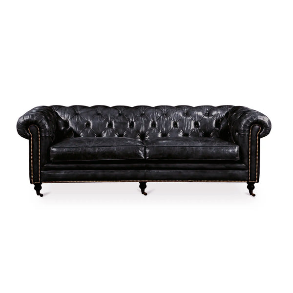 Birmingham Tufted Leather Sofa