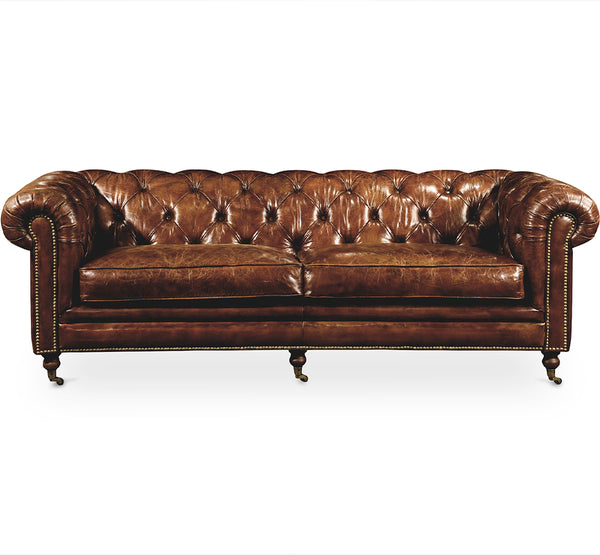 Birmingham Tufted Leather Sofa