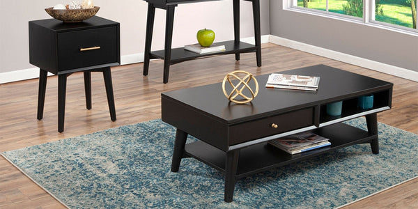 Alpine Black Coffee Table