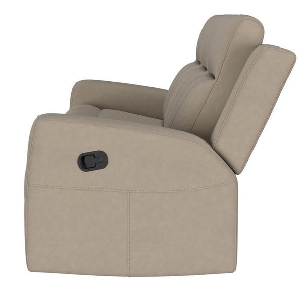 Coaster -Brentwood Upholstered Motion Reclining Sofa Taupe