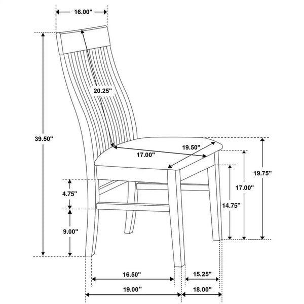 Coaster-Briarwood Extendable Pedestal Dining Set