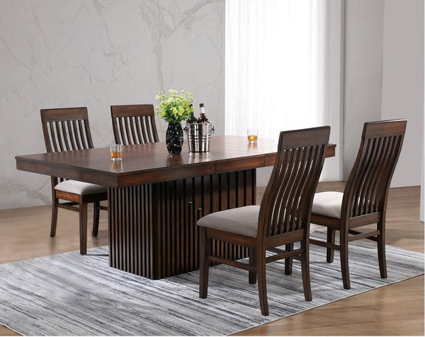 Coaster-Briarwood Extendable Pedestal Dining Set