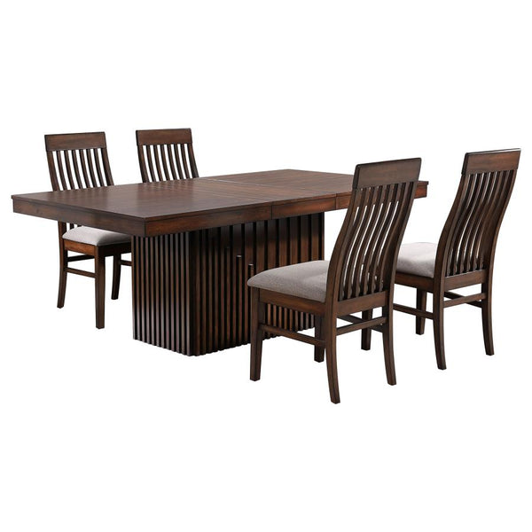 Coaster-Briarwood Extendable Pedestal Dining Set