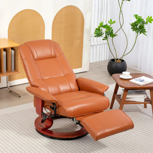 Tommy Swivel Recliner Chair with Footrest