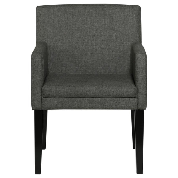 Coaster- Catherine Upholstered Dining Arm Chair Grey (Set Of 2)