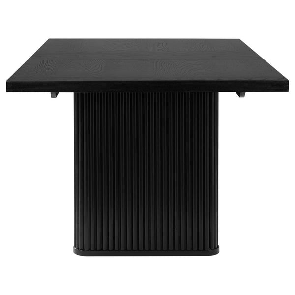 Coaster-Catherine Rectangular 84-Inch Wood Dining Table Black