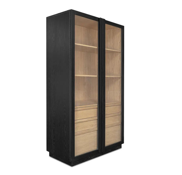 Moe's-Charlotte Tall Cabinet Black