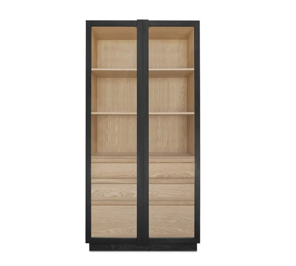 Moe's-Charlotte Tall Cabinet Black