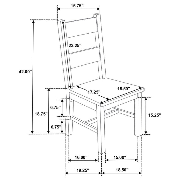 Coaster-Coleman 9-Piece Rectangular Dining Set