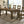 Coaster-Coleman 5-Piece Rectangular Dining Set Rustic Golden Brown