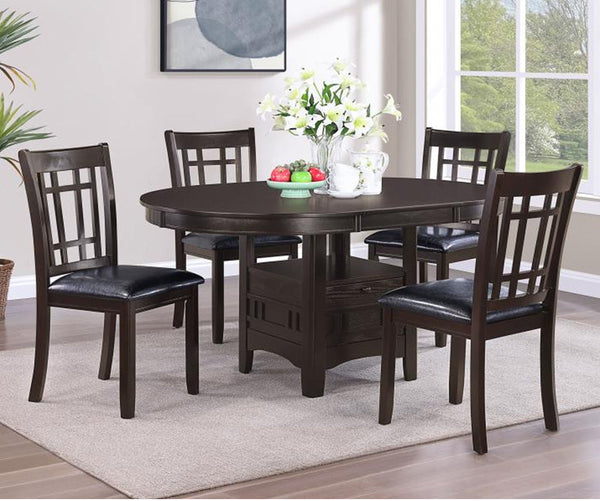 Coaster-Lavon Dining Table with Storage Espresso 102671