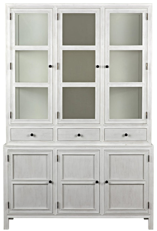 Noir -Colonial Hutch, White Wash