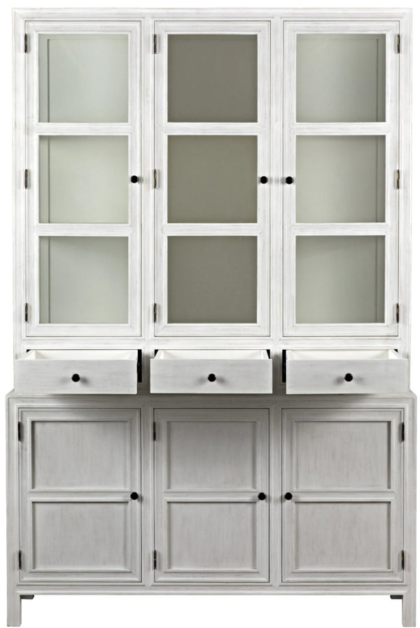 Noir -Colonial Hutch, White Wash