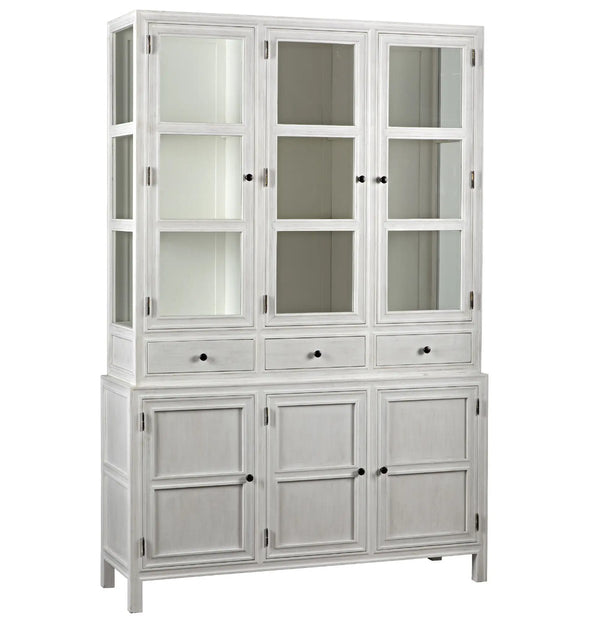 Noir -Colonial Hutch, White Wash