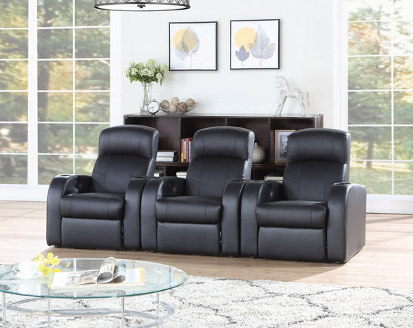 Top Grain Leather Home Theater Seating