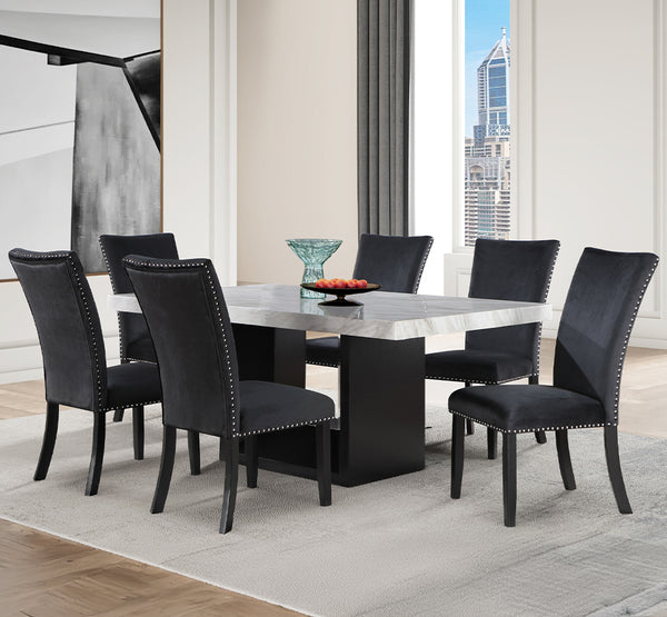 Global Furniture USA- D02 Dining Room Set -Black