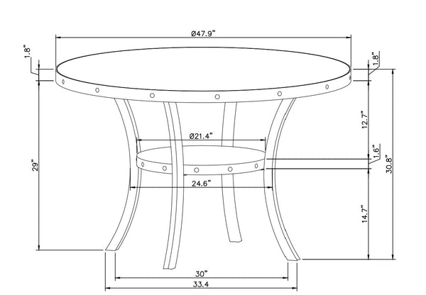 Global Furniture USA- Dining Table Set