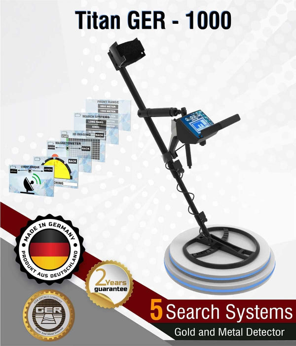GER Titan 1000 Professional Metal Detector