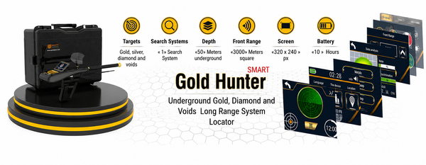 GER Gold Hunter Smart Long Range Metal Detector