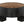 Noir -Tambour Coffee Table, Hand Rubbed Black with Veneer Top