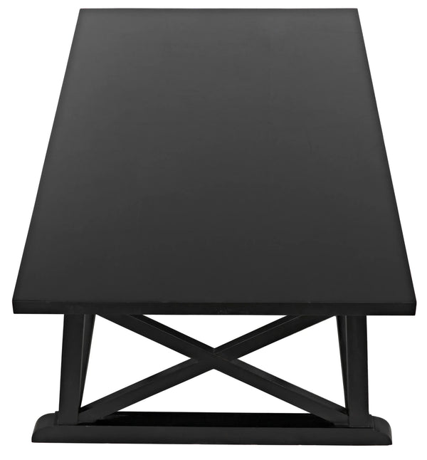 Noir Sutton Coffee Table,Hand Rubbed Black