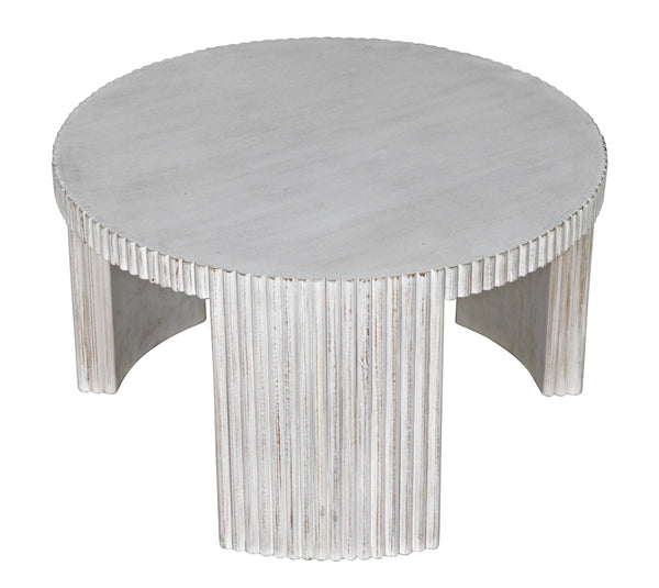 Noir -Jgor Side/Coffee Table, White Wash