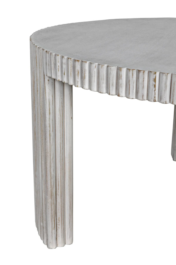 Noir -Jgor Side/Coffee Table, White Wash