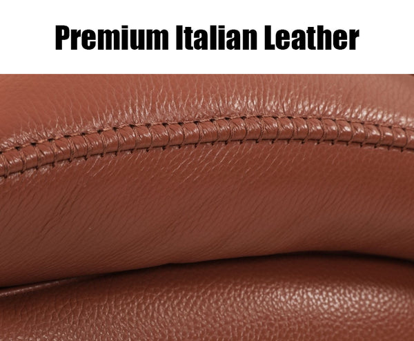 Global United 9762 - Divanitalia Premium Leather Power Reclining Loveseat
