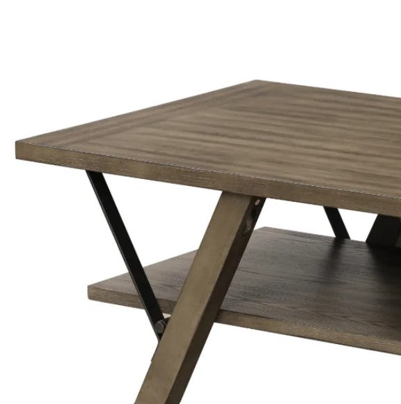 Harlocke Coffee Table in Gray