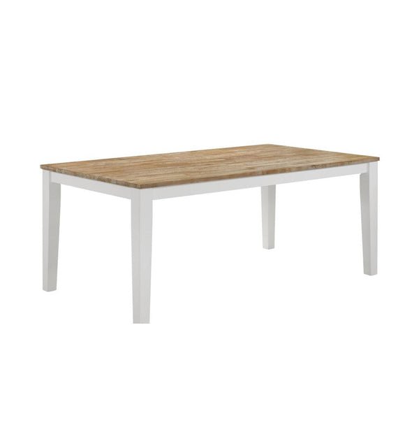 Coaster-Hollis Rectangular Solid Wood Dining Table