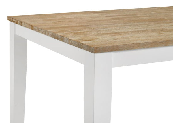 Coaster-Hollis Rectangular Solid Wood Dining Table