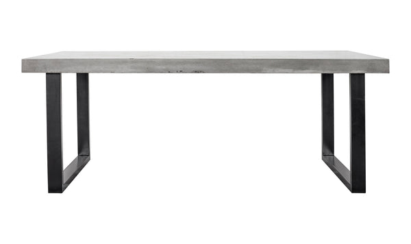 Moe's- Jedrik Outdoor Dining Table Large Dark Grey-  BQ-1018-25-0