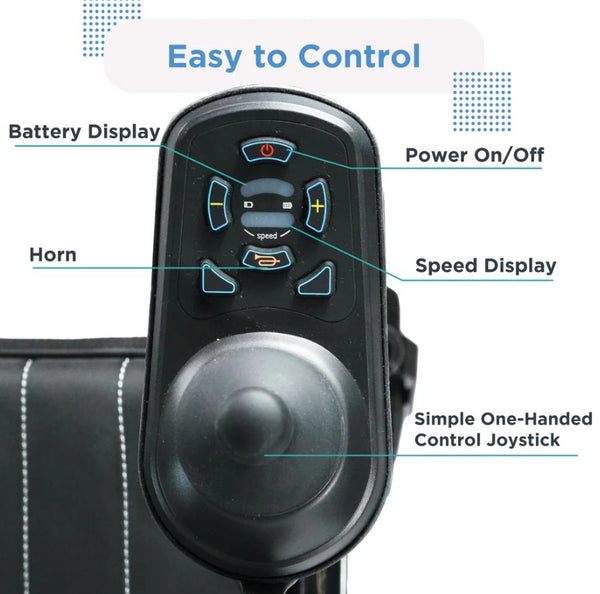 Journey Air 2026 Folding Electric Wheelchair | Portable Power Chair