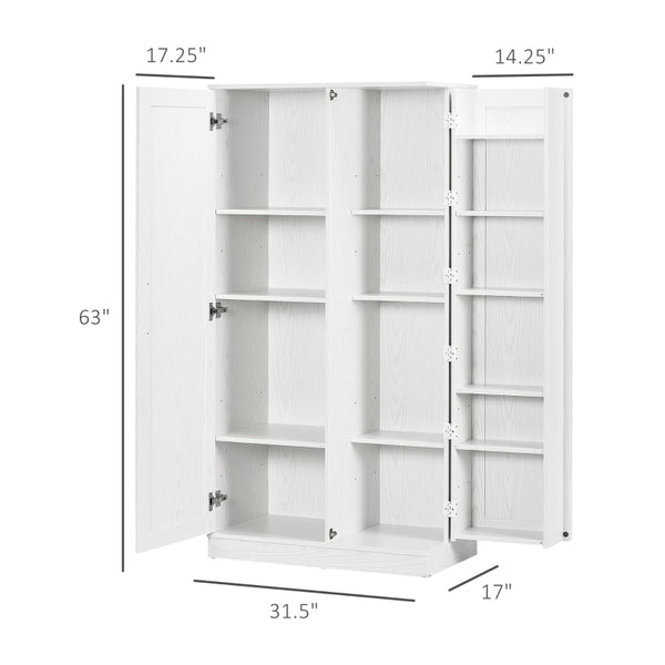 Organize Your Space: 14-Tier Kitchen Pantry Storage Cabinet