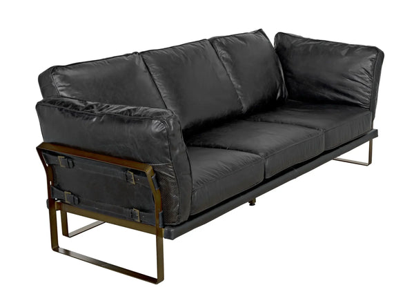 Noir -Apollo Leather Sofa