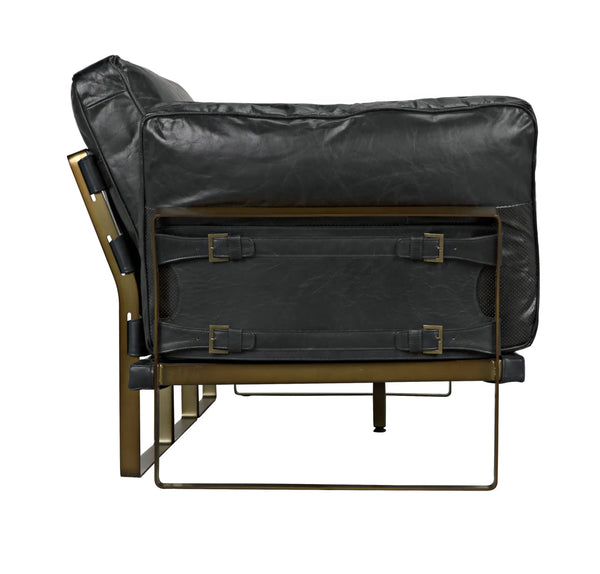 Noir -Apollo Leather Sofa