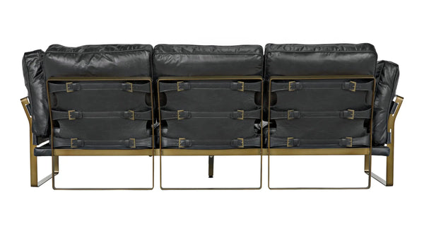 Noir -Apollo Leather Sofa