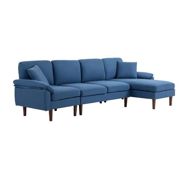 L Shape Sofa Modern Sectional Couch with Reversible Chaise Lounge