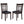 Coaster- Lavon Padded Dining Side Chairs Espresso and Black-Set of 2
