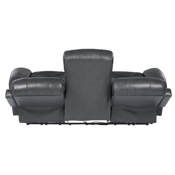 Luxe Leather Power Reclining Sofa with Articulating Headrest