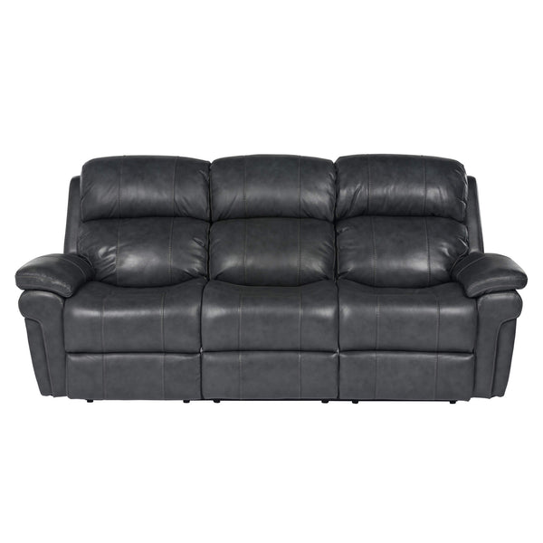 Luxe Leather Power Reclining Sofa with Articulating Headrest