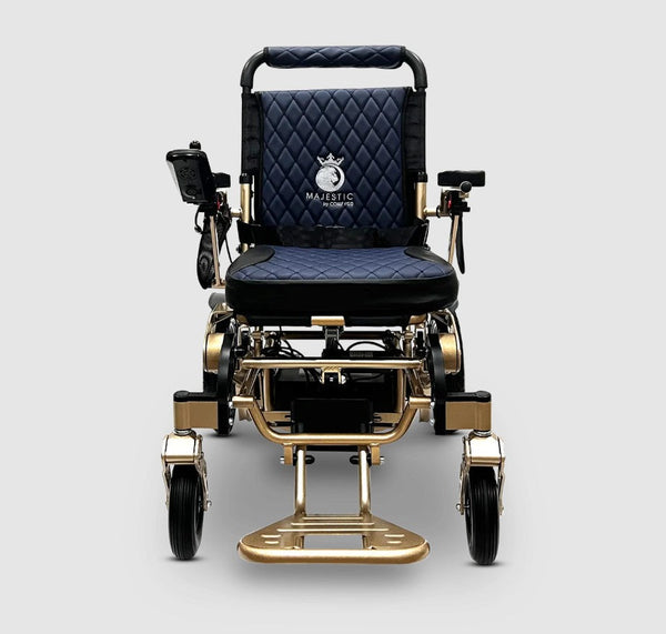 ComfyGO MAJESTIC IQ-7000 Auto Folding Remote Controlled Electric Wheelchair+ Brushless Motor