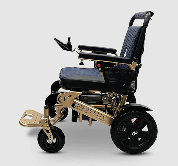 ComfyGO MAJESTIC IQ-7000 Auto Folding Remote Controlled Electric Wheelchair+ Brushless Motor