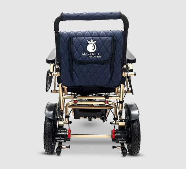 ComfyGO MAJESTIC IQ-7000 Auto Folding Remote Controlled Electric Wheelchair+ Brushless Motor
