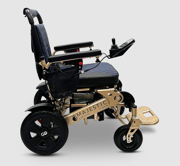 ComfyGO MAJESTIC IQ-7000 Auto Folding Remote Controlled Electric Wheelchair+ Brushless Motor