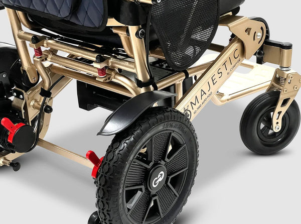 ComfyGO MAJESTIC IQ-7000 Auto Folding Remote Controlled Electric Wheelchair+ Brushless Motor