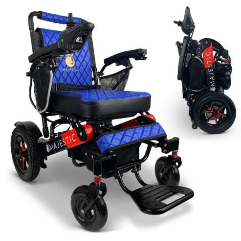 ComfyGO MAJESTIC IQ-7000 Auto Folding Remote Controlled Electric Wheelchair+ Brushless Motor