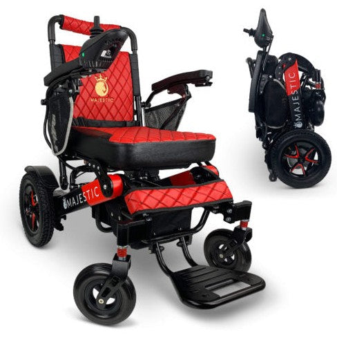 ComfyGO MAJESTIC IQ-7000 Auto Folding Remote Controlled Electric Wheelchair+ Brushless Motor