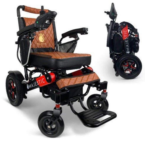 ComfyGO MAJESTIC IQ-7000 Auto Folding Remote Controlled Electric Wheelchair+ Brushless Motor