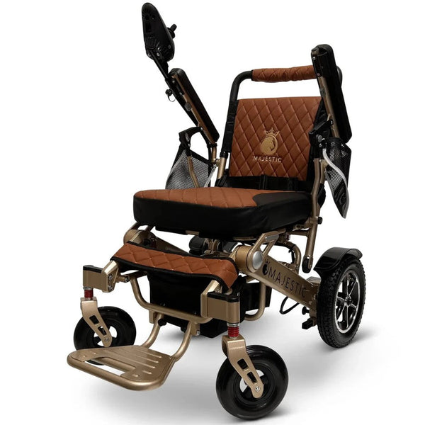 ComfyGO MAJESTIC IQ-7000 Auto Folding Remote Controlled Electric Wheelchair+ Brushless Motor